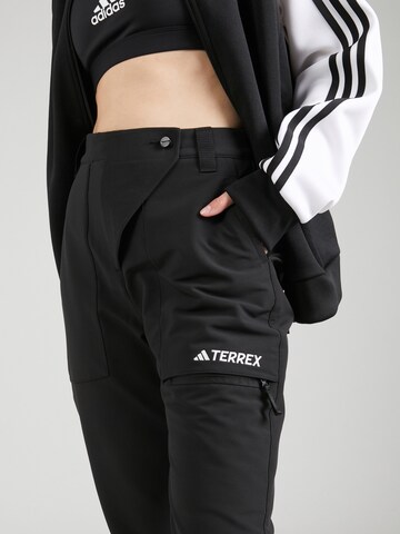 regular Pantaloni per outdoor 'Xperior Yearound' di ADIDAS TERREX in nero