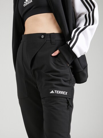 ADIDAS TERREX Regular Sporthose 'Xperior Yearound' in Schwarz