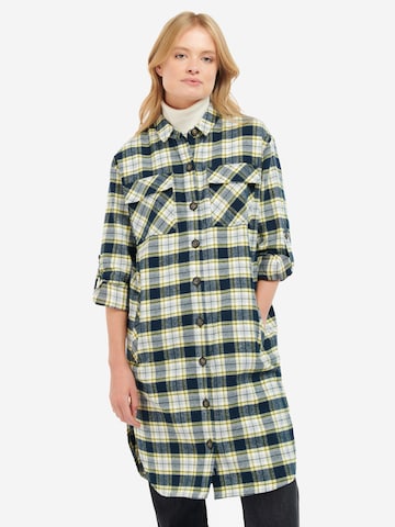 Barbour Shirt Dress 'Lunan' in Blue: front