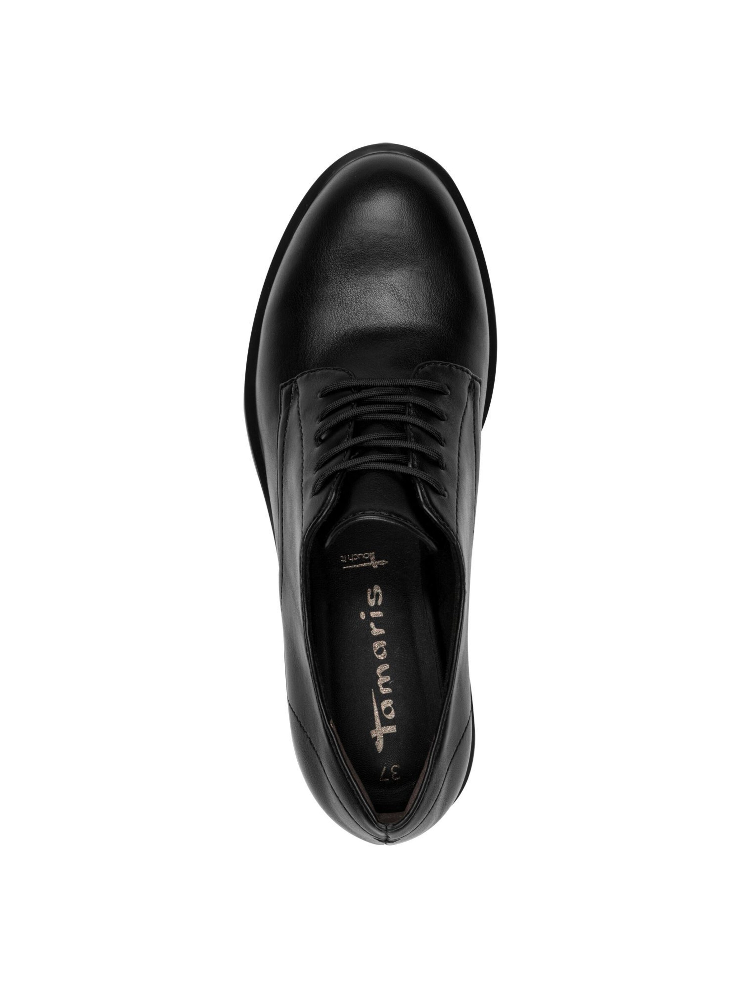 Chaussure à lacets Tamaris en noir