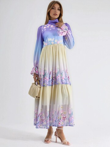 MSN Collection Jurk in Lila: voorkant