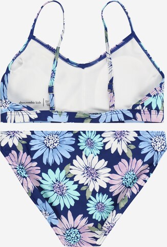 Abercrombie & Fitch Bustier Bikini in Blau