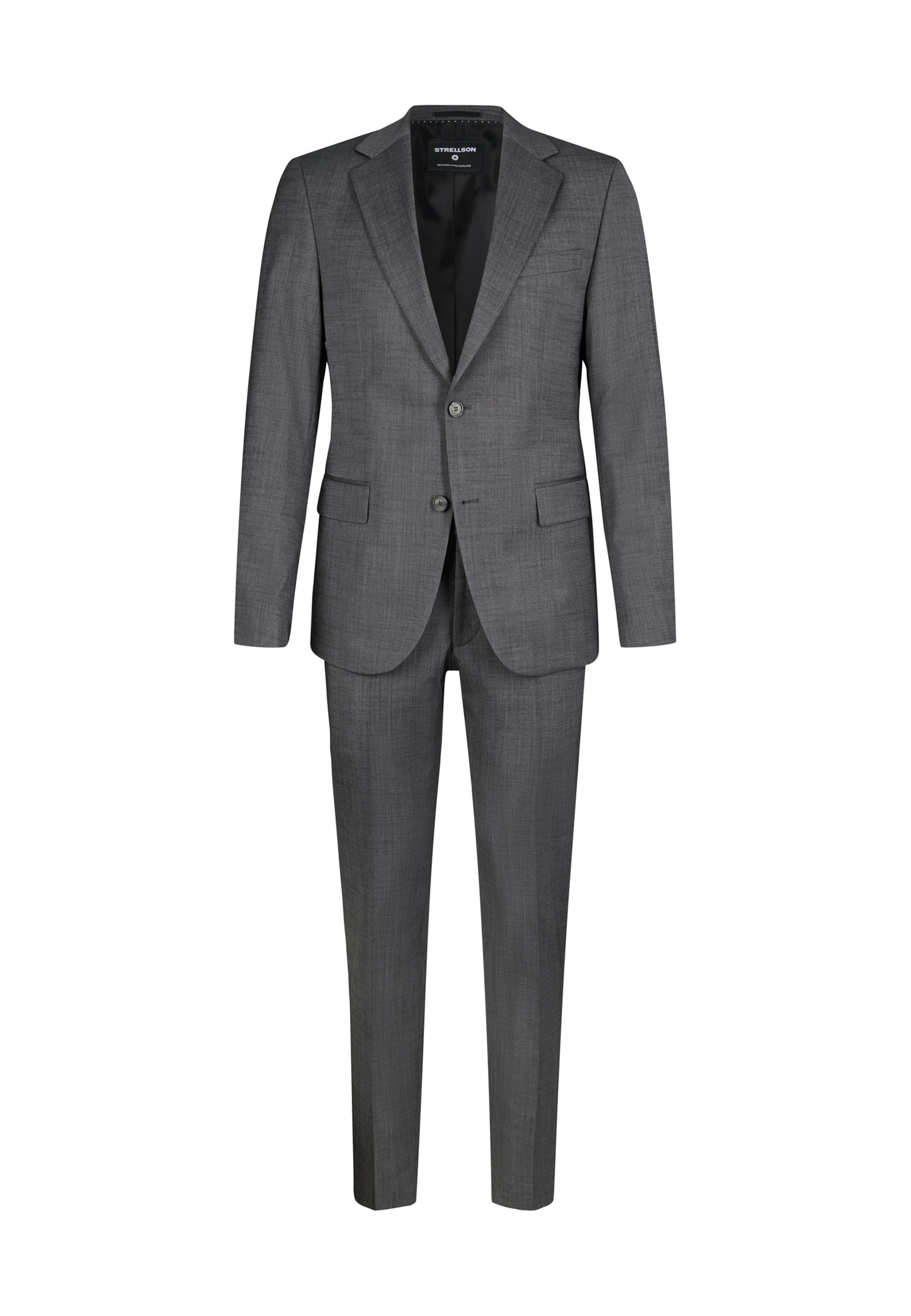Coupe slim Costume STRELLSON en gris : devant