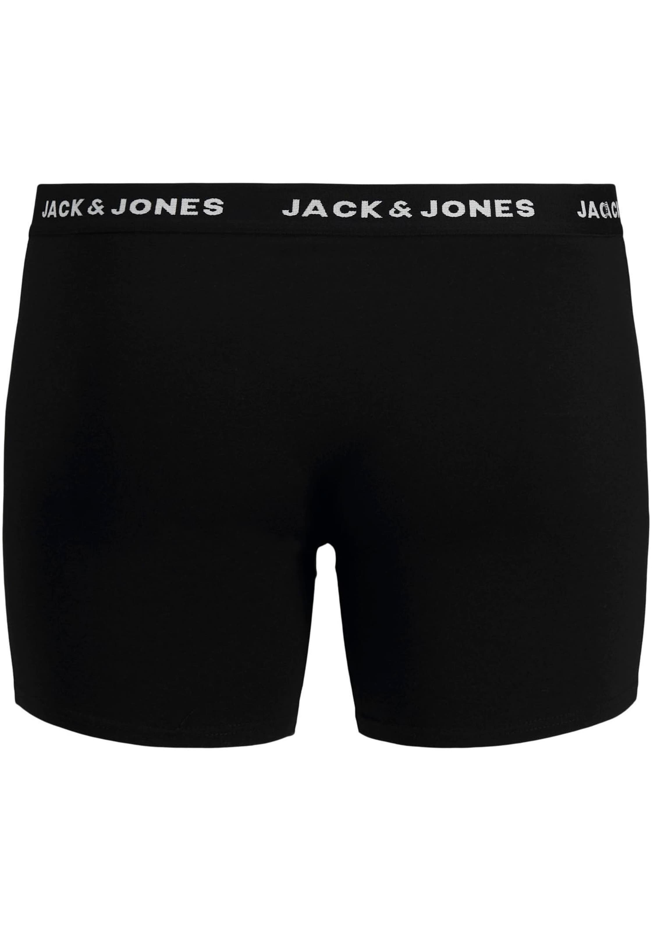 Jack & Jones Plus Boxershorts 'Huey' in Schwarz