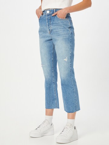 River Island Regular Jeans in Blue: front