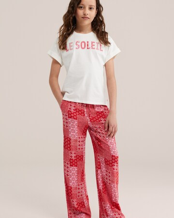 WE Fashion - Camiseta en blanco