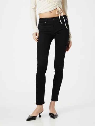 REPLAY Skinny Jeans 'NEW LUZ HYPERFLEX' in Zwart: voorkant