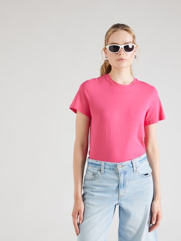 VERO MODA Koszulka 'VMPANNA GLENN' w kolorze różowy: przód