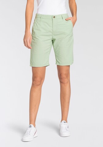 MAC Slim fit Chino Pants in Green: front