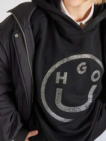 juoda HUGO Megztinis be užsegimo 'Dolasa'