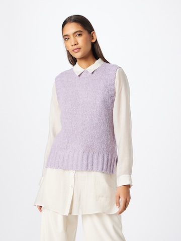 Pull-over 'MIRA' b.young en violet : devant