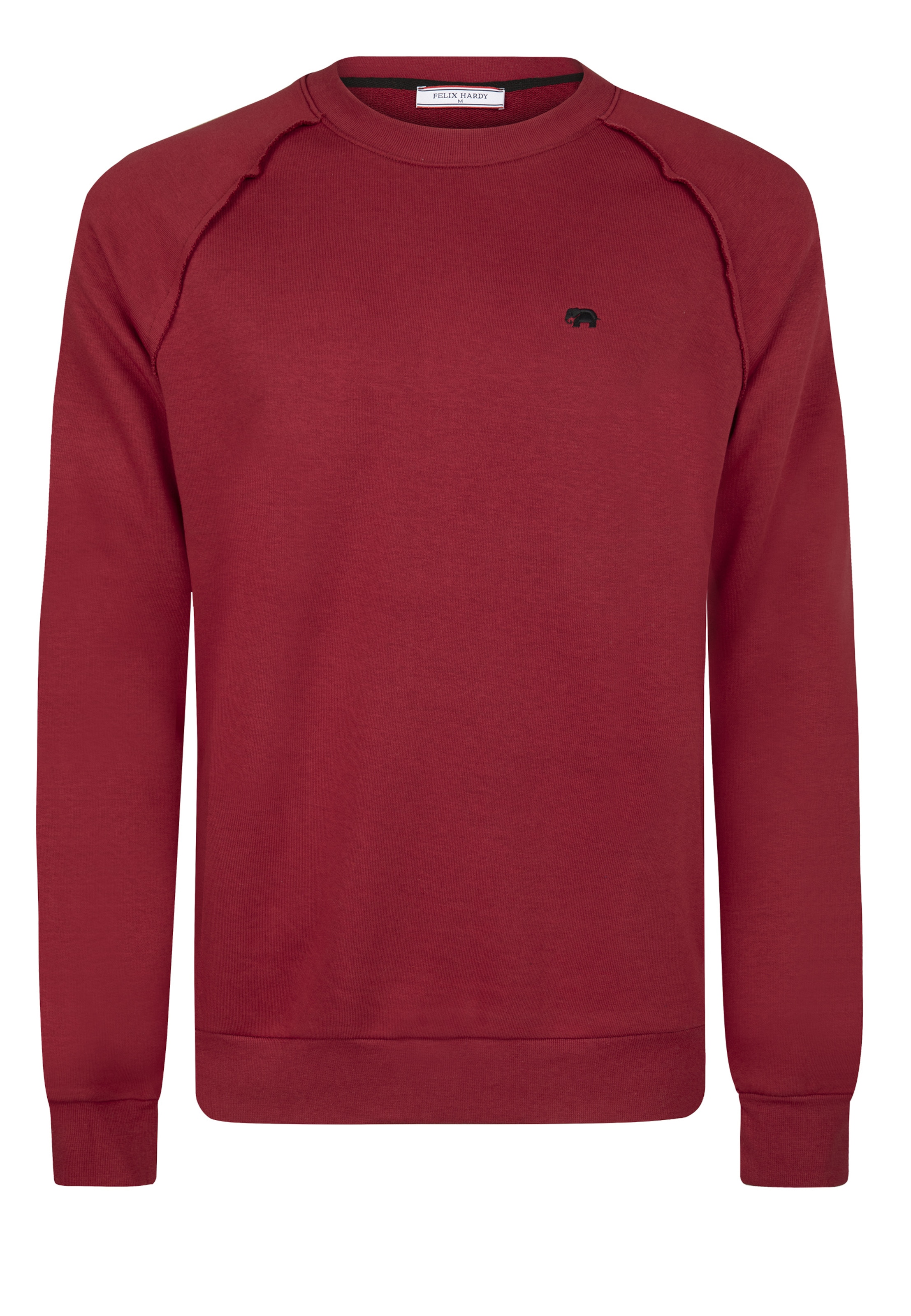 Felpa di Felix Hardy in rosso: frontale