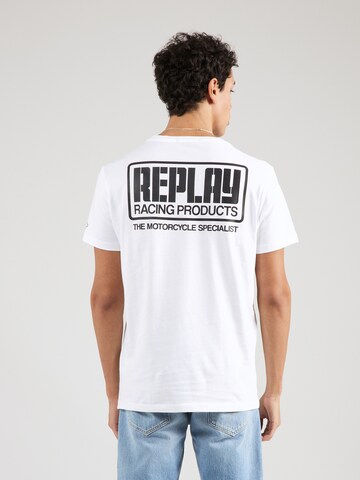 REPLAY - Camiseta en blanco