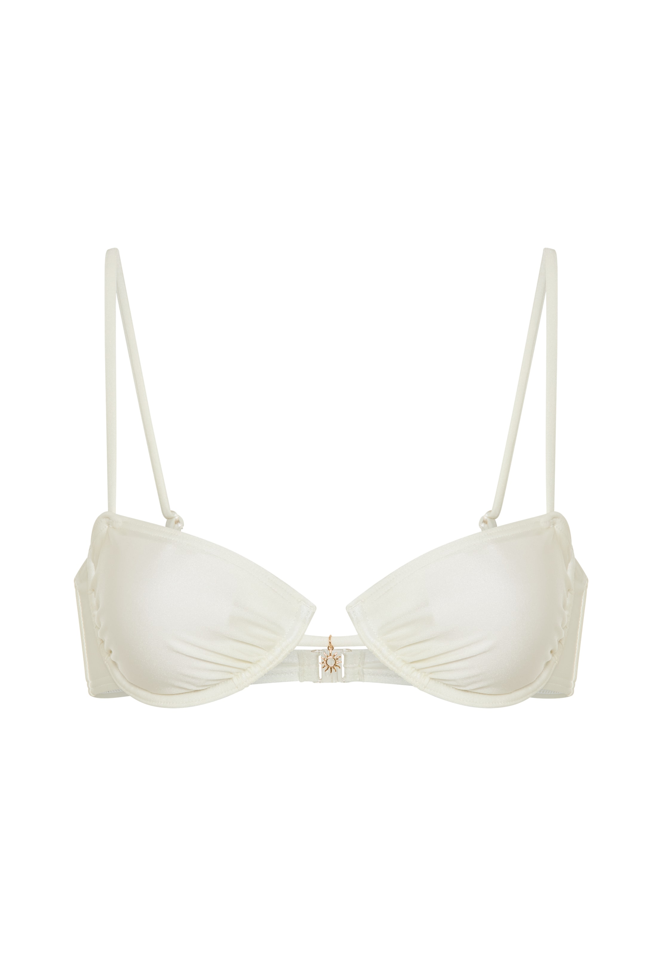 LSCN by LASCANA Bikini zgornji del | bež barva: sprednja stran