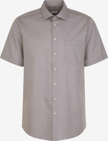 SEIDENSTICKER Regular fit Business Shirt in Grey: front