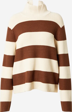 VERO MODA Sweater 'Harriet' in Brown: front