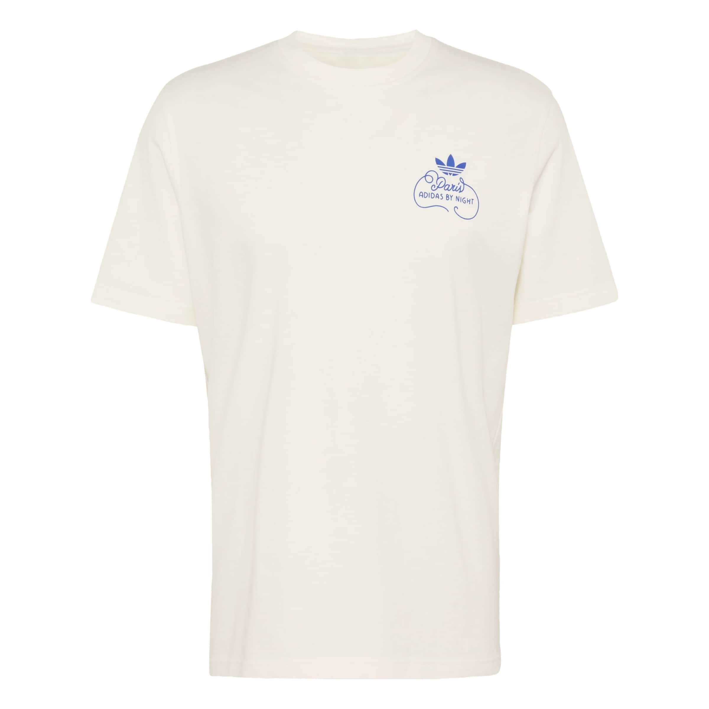 ADIDAS ORIGINALS T-Shirt 'Paris' en bleu roi / jaune / blanc, Vue avec produit