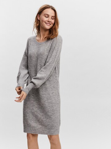 VERO MODA Knit dress 'Simone' in Grey: front