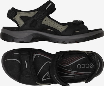 ECCO Sandalen 42 in Schwarz: Vorderseite