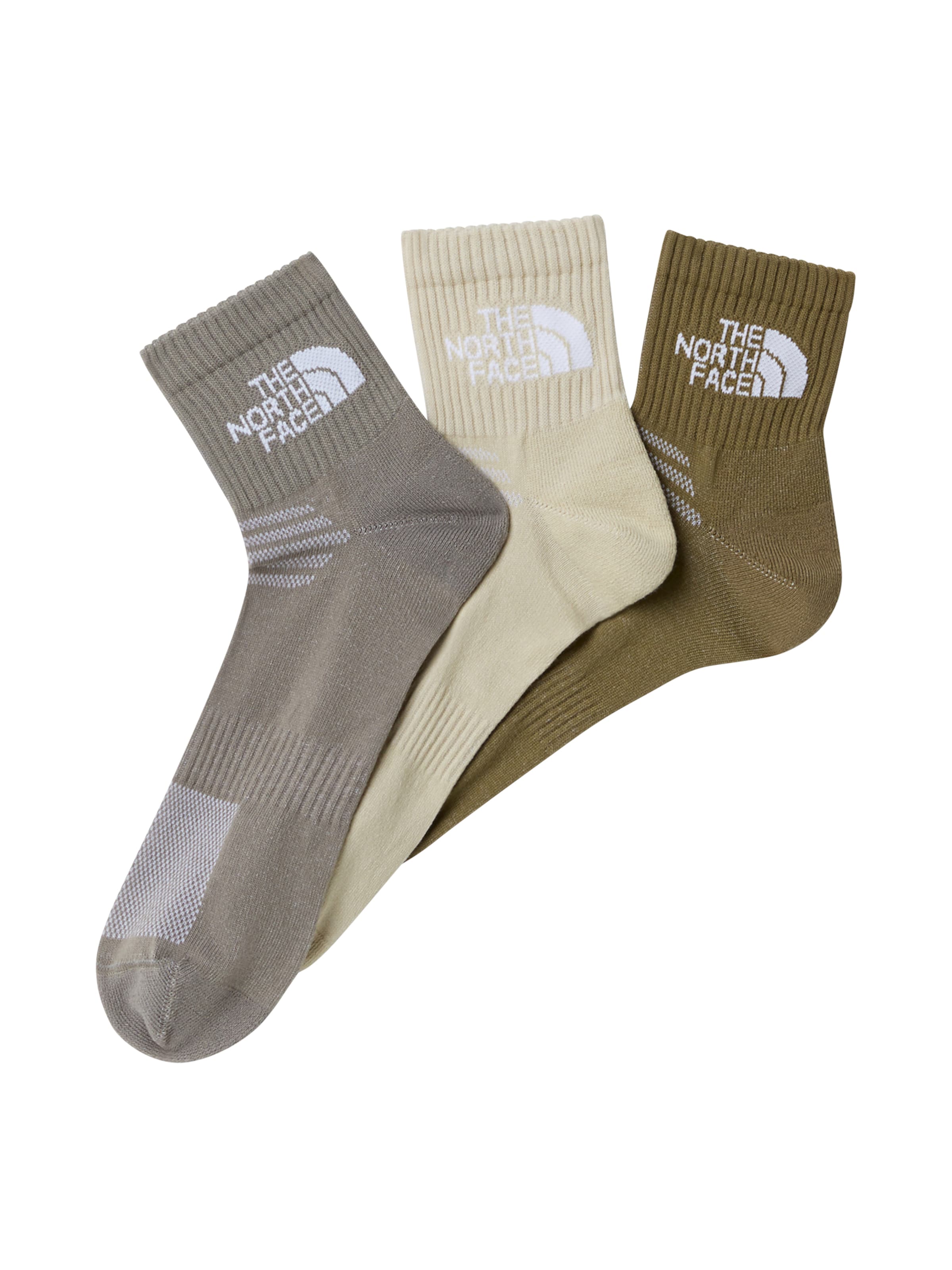 THE NORTH FACE Спортивные носки в Бежевый: спереди
