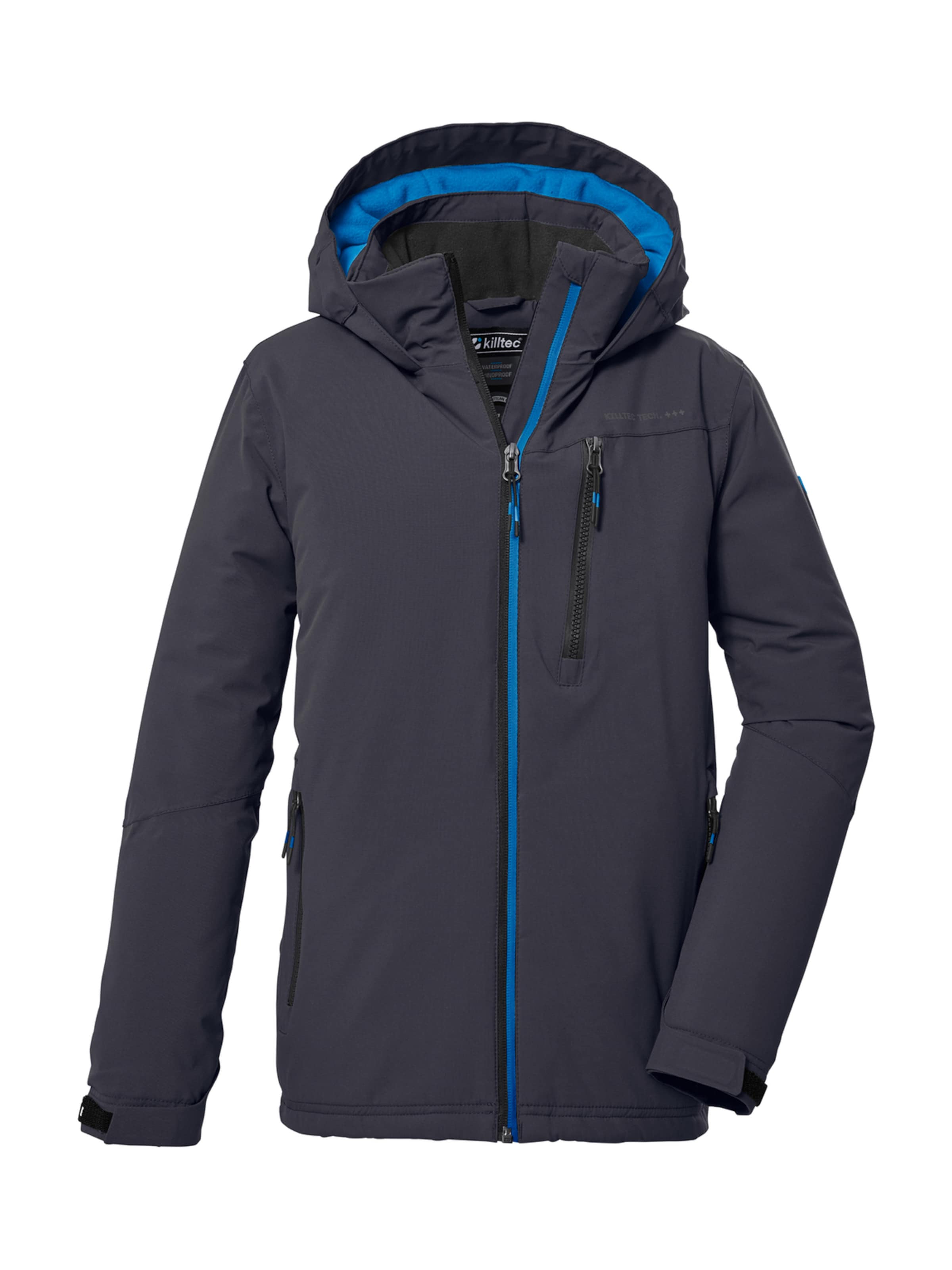 KILLTEC Outdoorjacke in Schwarz: Vorderseite