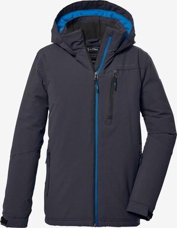 KILLTEC Outdoor jacket in Black: front