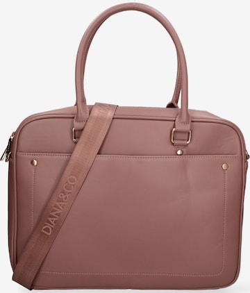 Porte-documents Diana&Co. en rose : devant