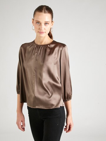 rosemunde - Blusa en marrón: frente