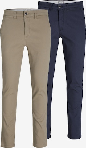 JACK & JONES Брюки-чинос 'Macro Dave' в Бежевый: спереди
