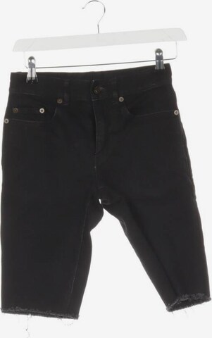 Saint Laurent Shorts in XXS in Black: front