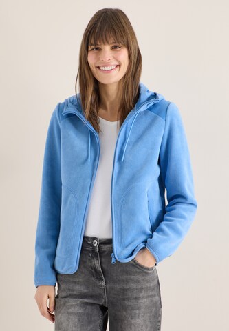 CECIL Fleecejacke in Blau: Vorderseite