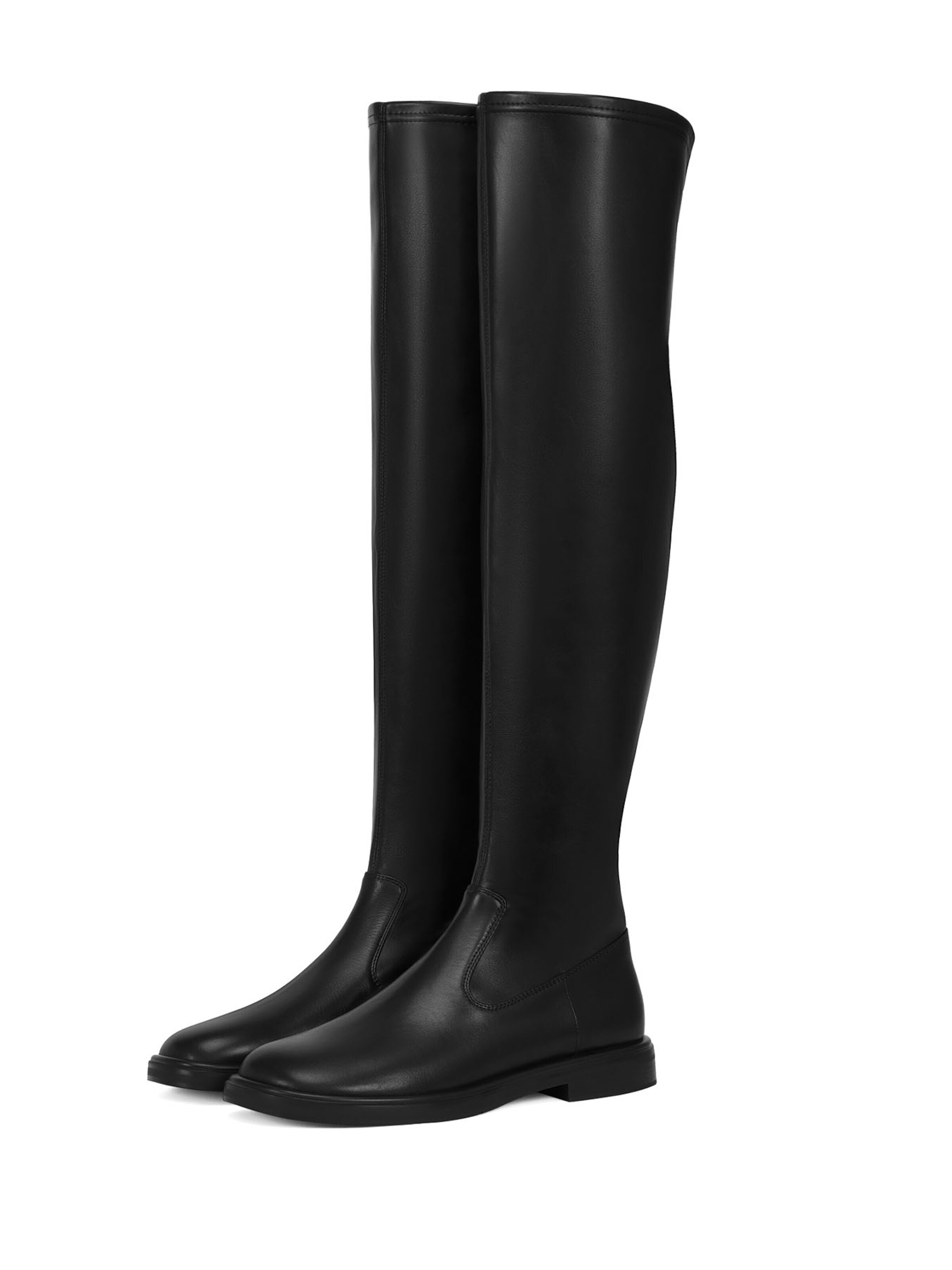Potamy Over the Knee Boots in Black