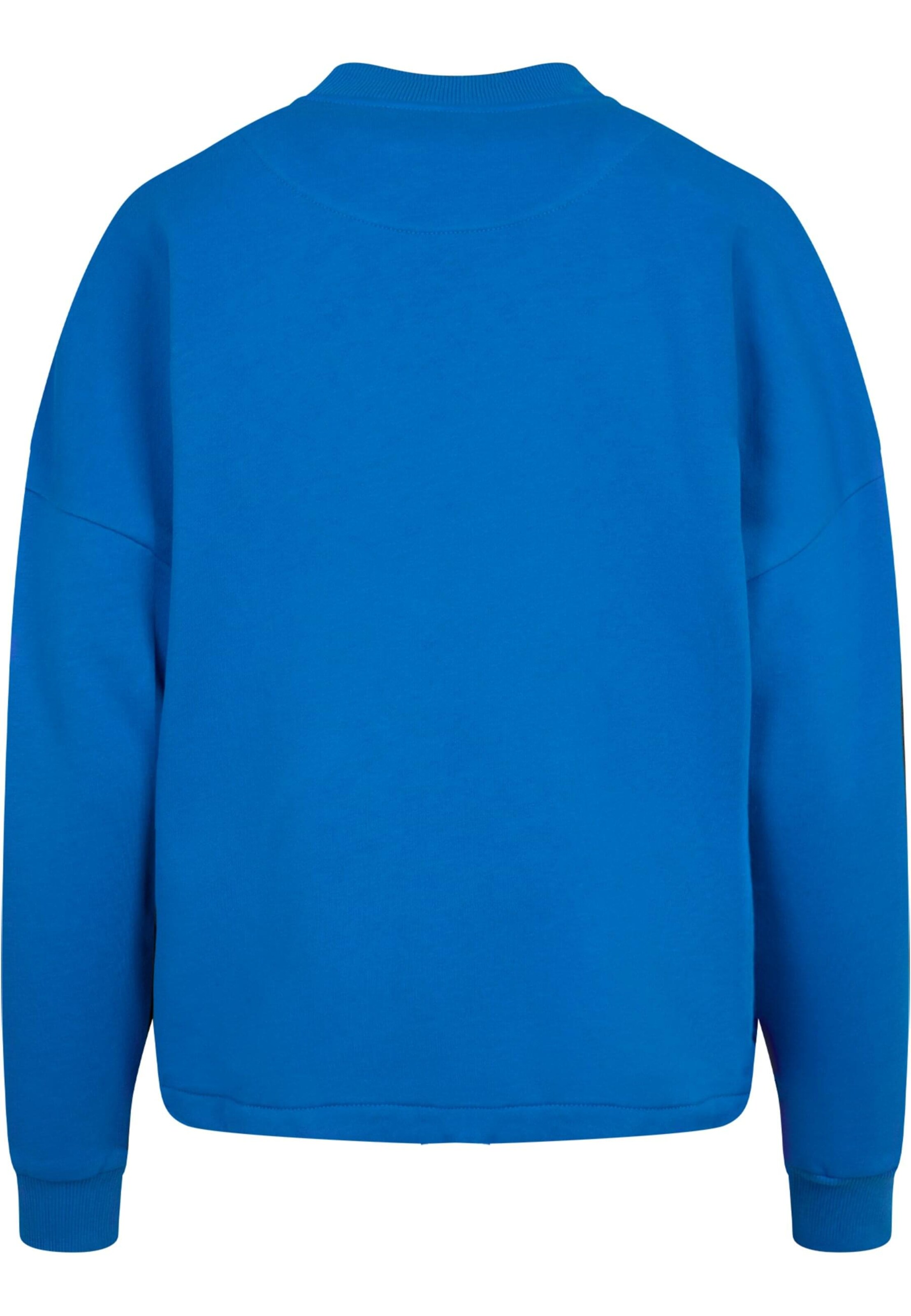 Merchcode Sweatshirt 'Time To Bloom' in Blau