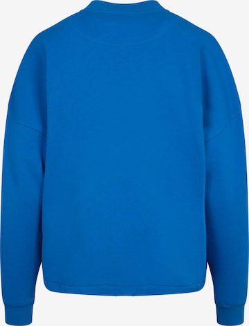 Merchcode Sweatshirt 'Time To Bloom' in Blau