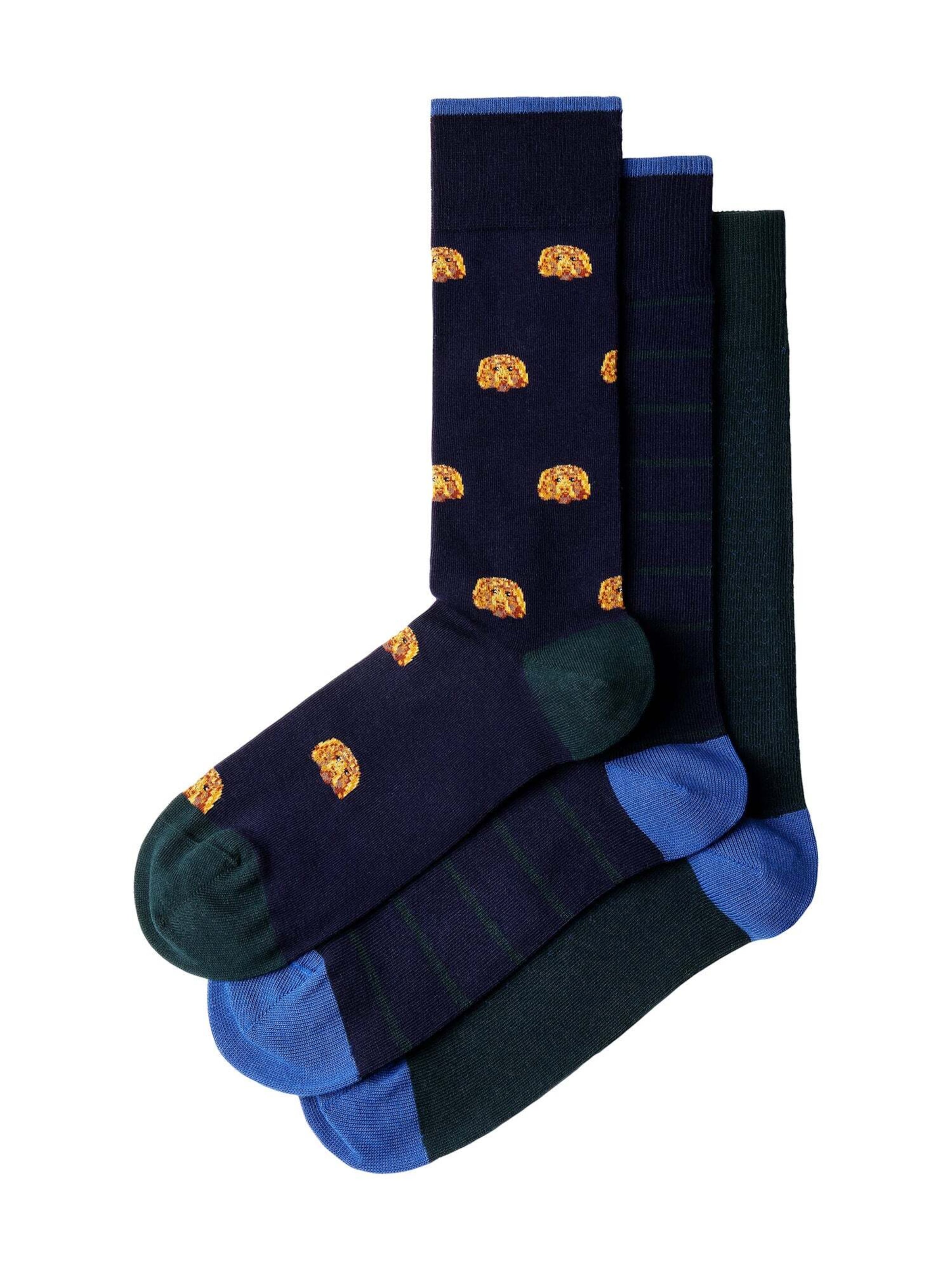 Hackett London Socken ' HARRY ' in Blau: Vorderseite