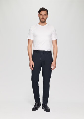 s.Oliver BLACK LABEL Slim fit Cargo Pants in Blue: front
