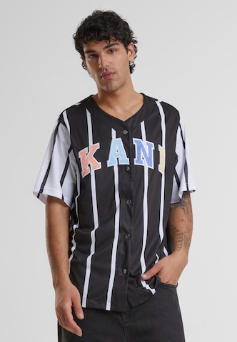 Karl Kani Regular fit Πουκάμισο 'KM241-040-2' σε μαύρο: μπροστά