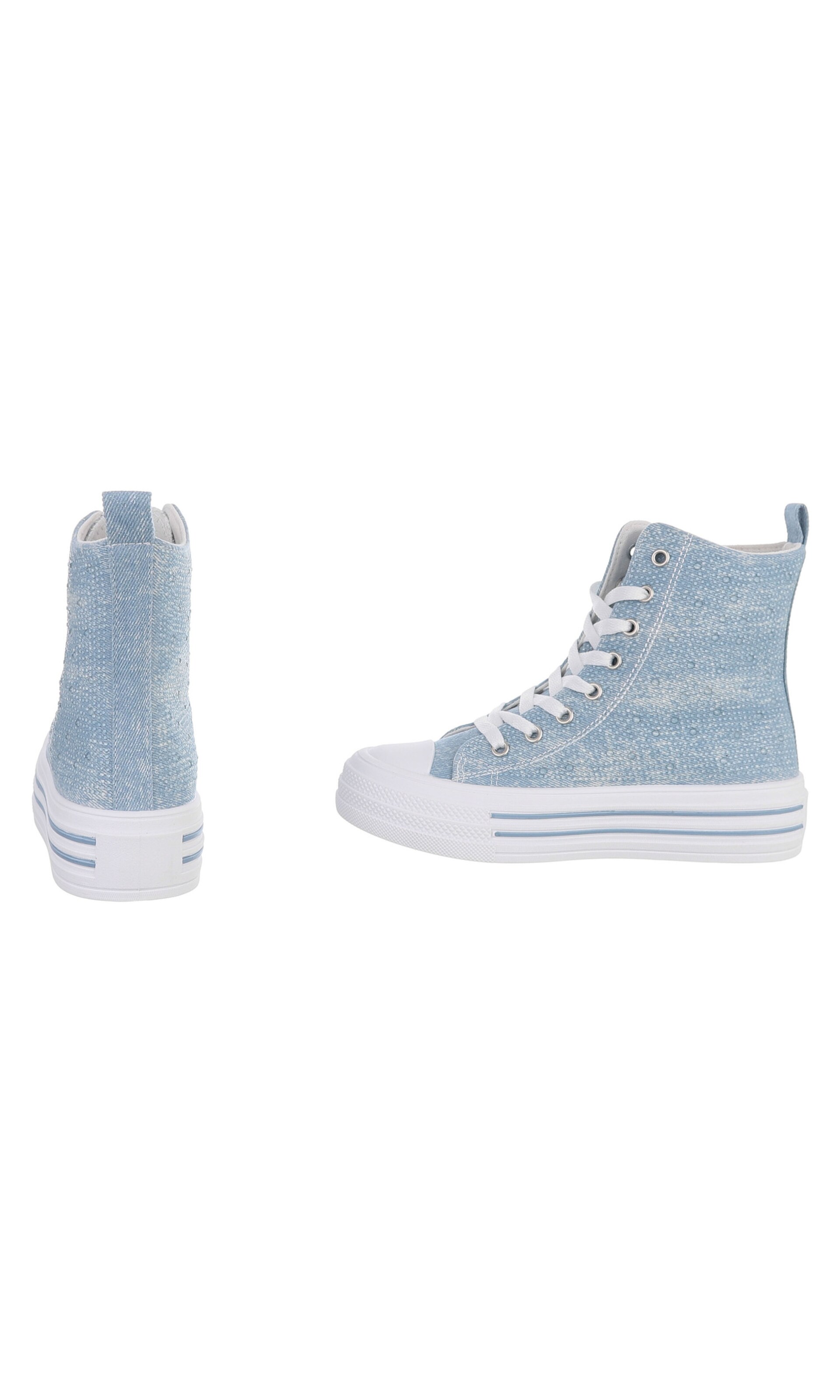 Ital-Design High-Top Sneakers in Blue