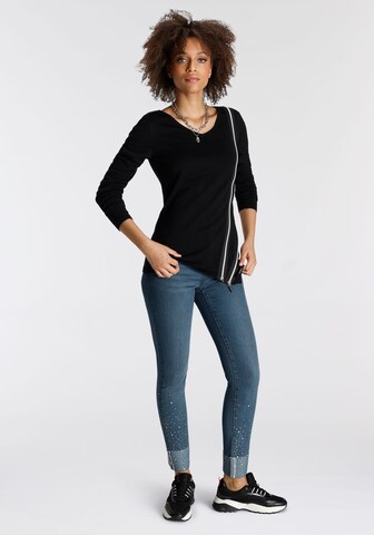 BRUNO BANANI Pullover in Schwarz