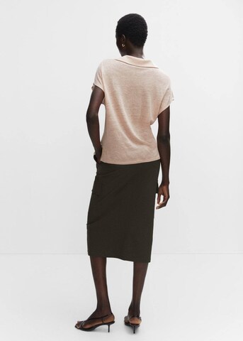 MANGO T-shirt 'Clare' i beige