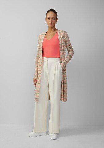 s.Oliver BLACK LABEL Knitted coat in Beige: front