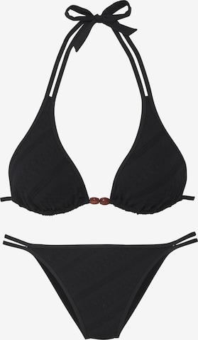 Bikini s.Oliver en noir : devant
