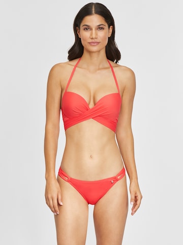 s.Oliver Push-up Bikini w kolorze czerwony: przód