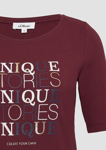 T-shirt s.Oliver en rouge
