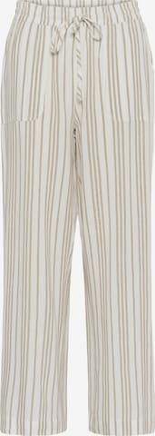 Loosefit Pantalon Kaffe en blanc : devant