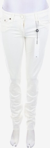 Elisabetta Franchi Jeans in 30 in White: front