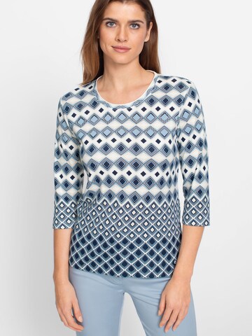 Olsen Shirt in Blauw: voorkant