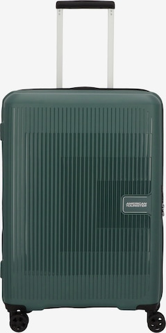 Trolley 'Aerostep' di American Tourister in verde: frontale