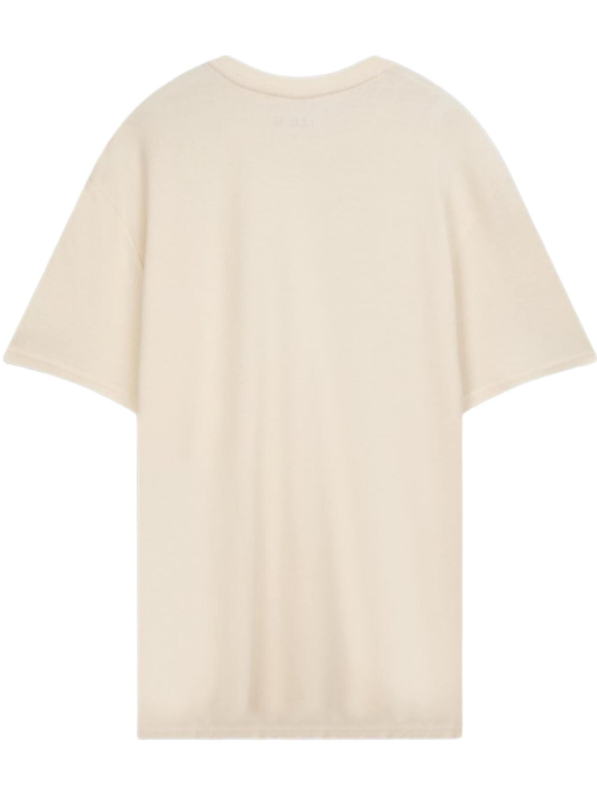 LTB Jeans Shirt 'LTB Jeans Basic Rundhals-T-Shirt' in Wit