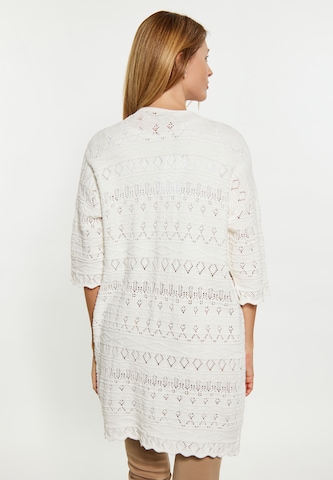 Usha Knit Cardigan in White